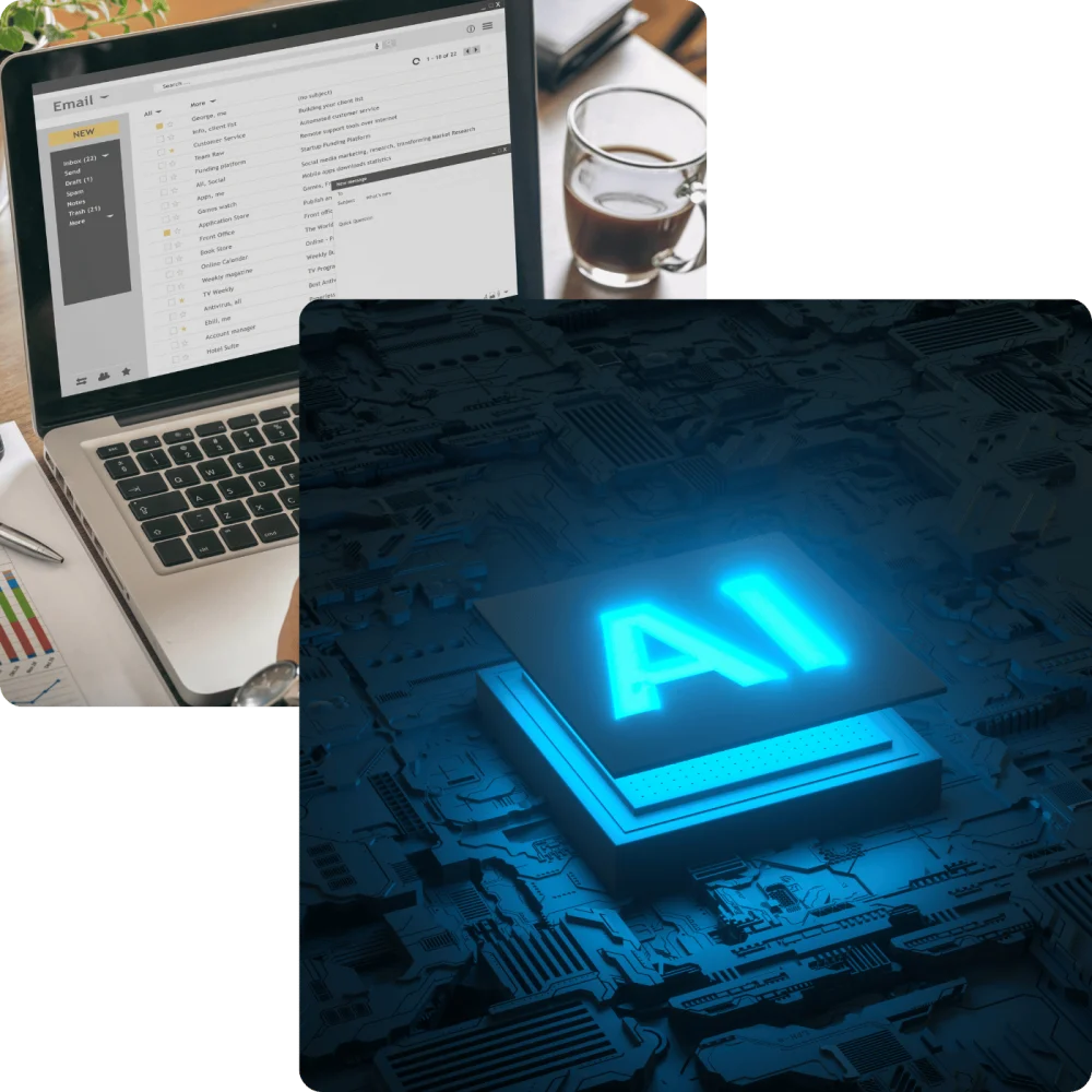 Automated AI systems mockup by Jayco Digital