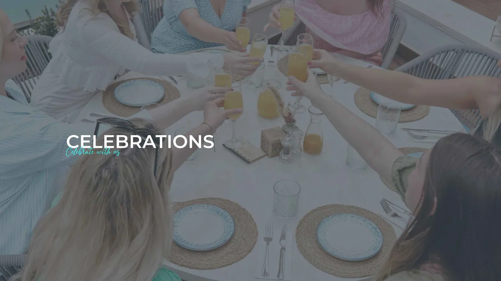 Restaurant website design and booking system, Menu