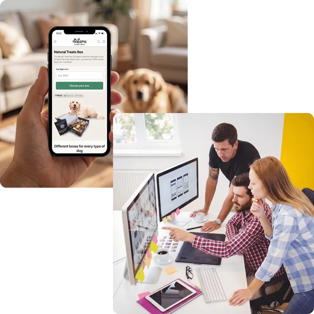 Website and mobile design work by Jayco Digital for clients in Mallorca