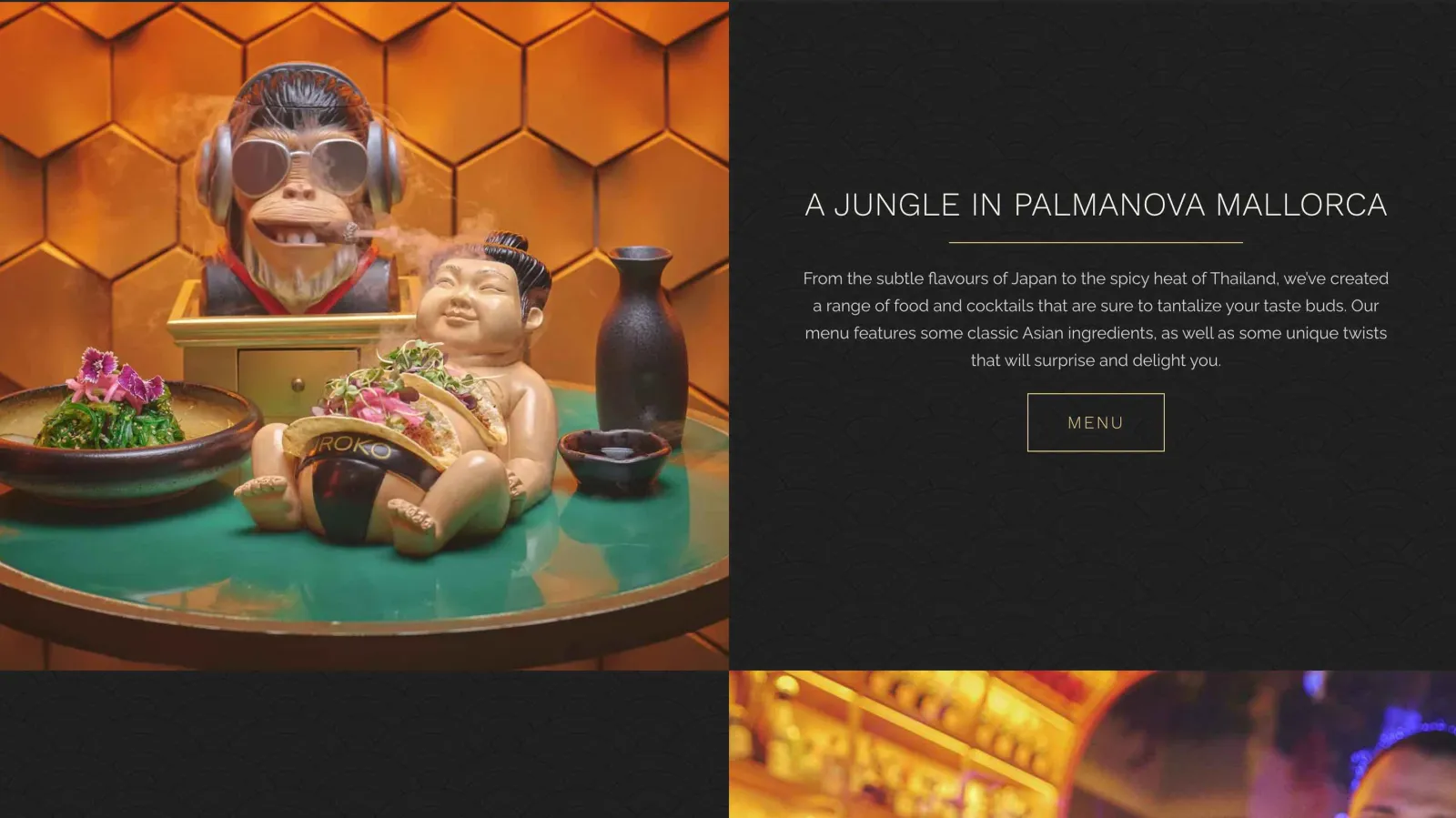Iroko homepage design