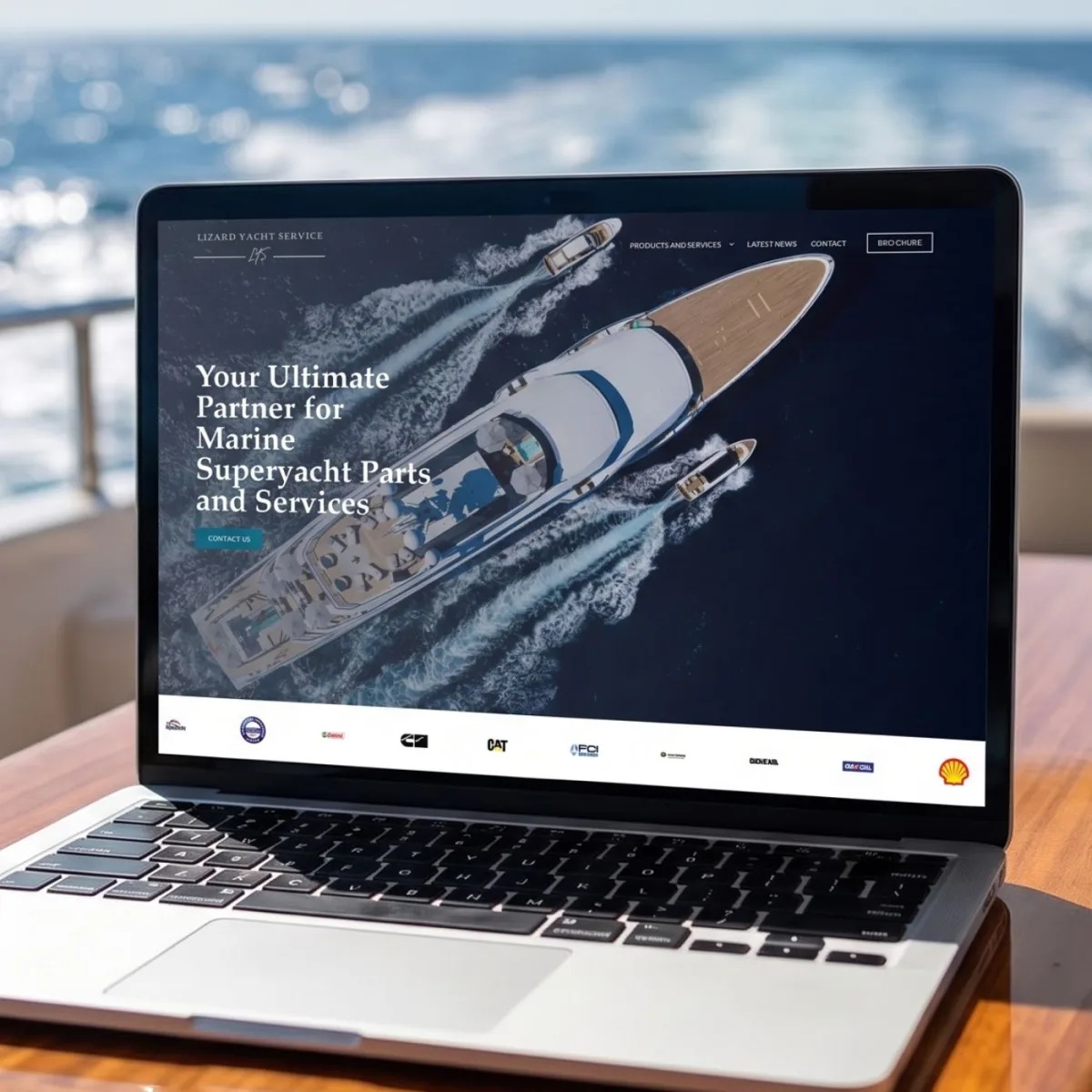 Lizard Yacht Service website by Jayco Digital